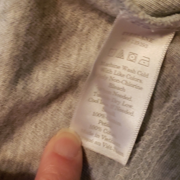 Everlane Gray French Terry Full Zip Hoodie Sz S - Picture 7 of 8